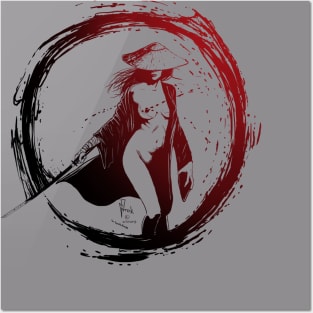 Samurai Girl Posters and Art